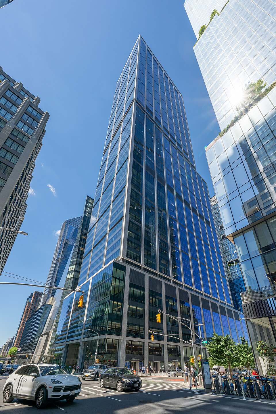 50 Hudson Yards, a glass office tower in Manhattan